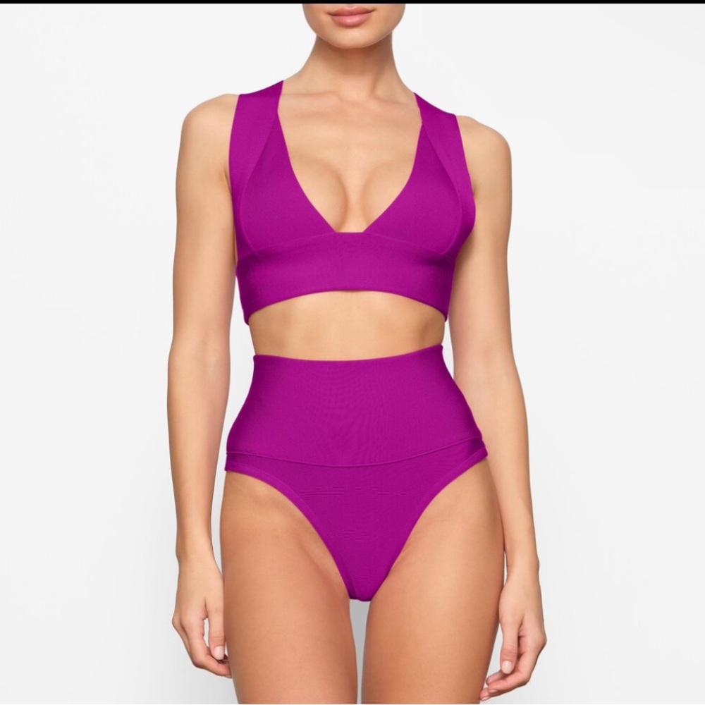 SKIMS Purple Bikini Set